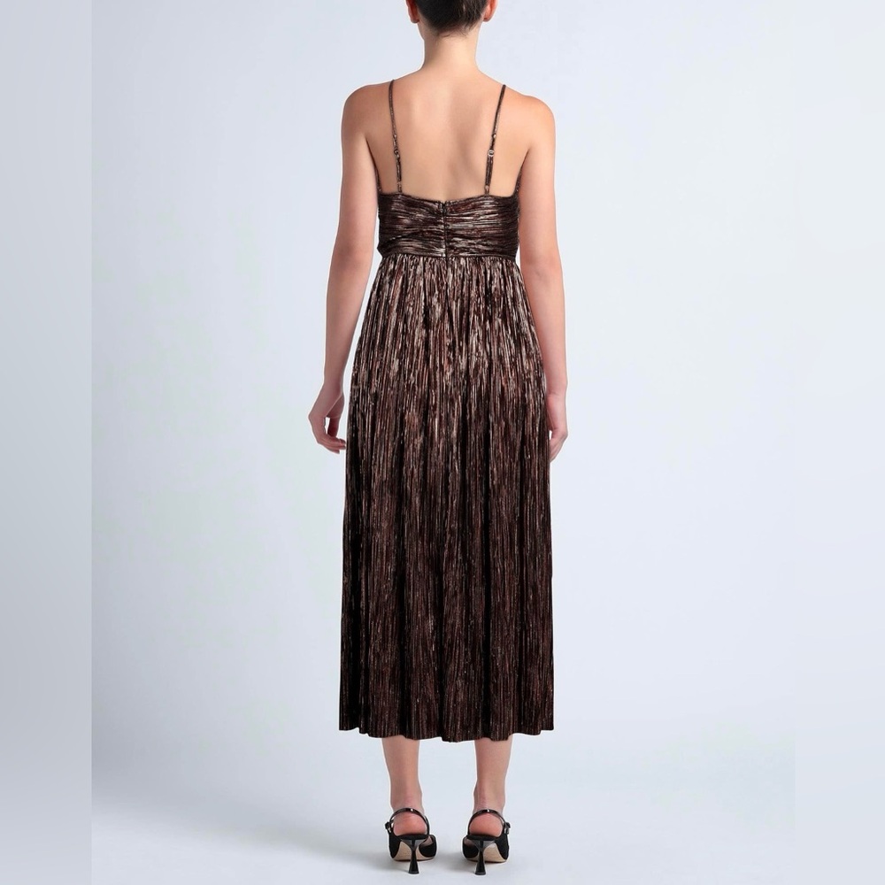 NWOT Sabina Musayev Light Gold Maxi Dress - Picture 2 of 6
